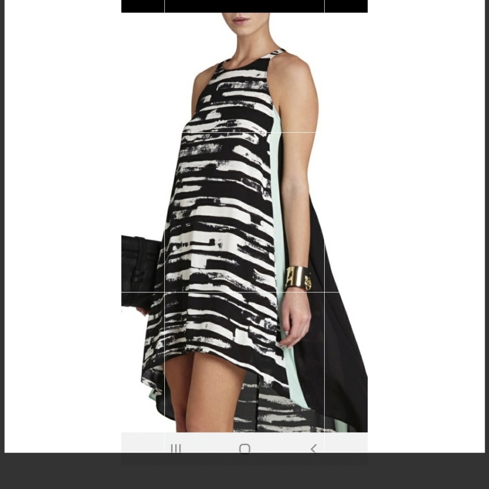 BCBGMAXAZRIA Marisa Color Block Dress Sz M NWOT